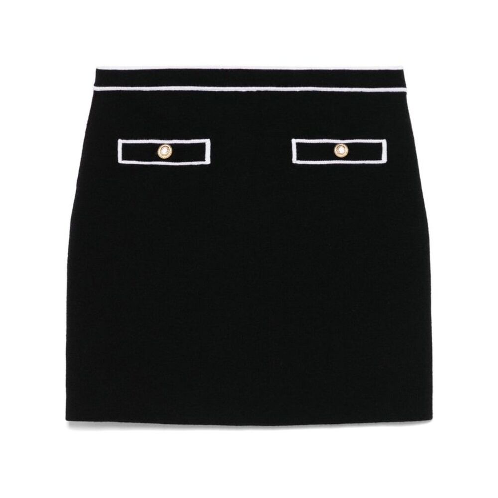 Alice+Olivia Women Cotton Mini Skirt